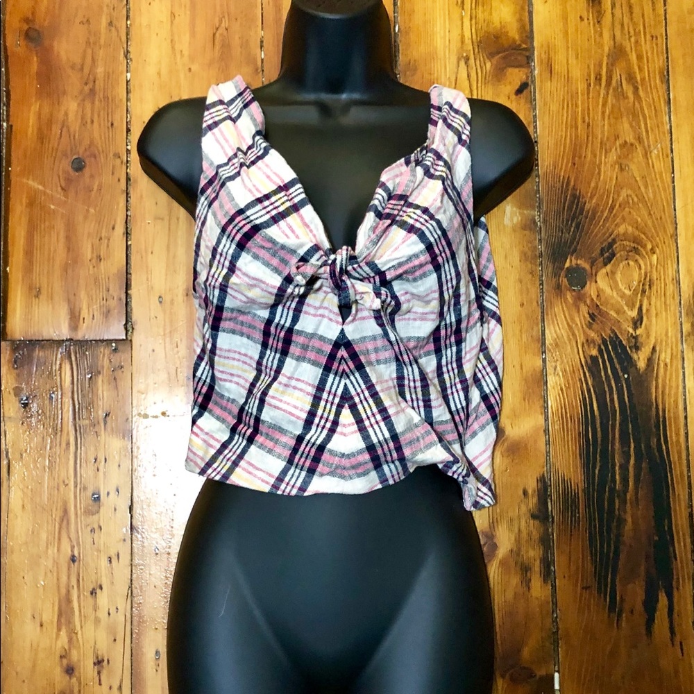 Zara trf collection front tops top/blouse, Size M